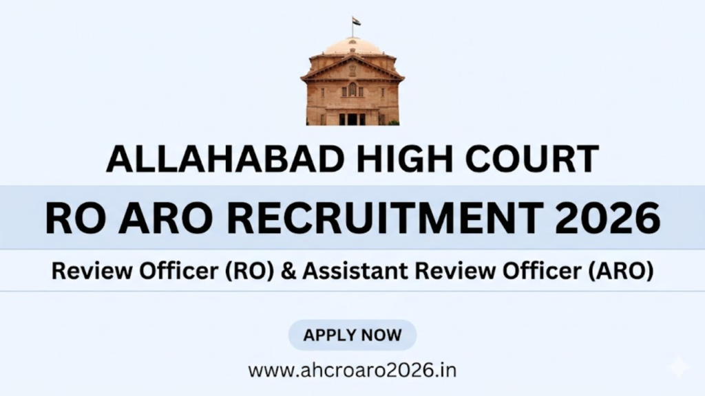 Allahabad High Court RO ARO Recruitment 2026