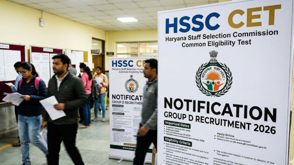 HSSC CET Group D 2026 Notification
